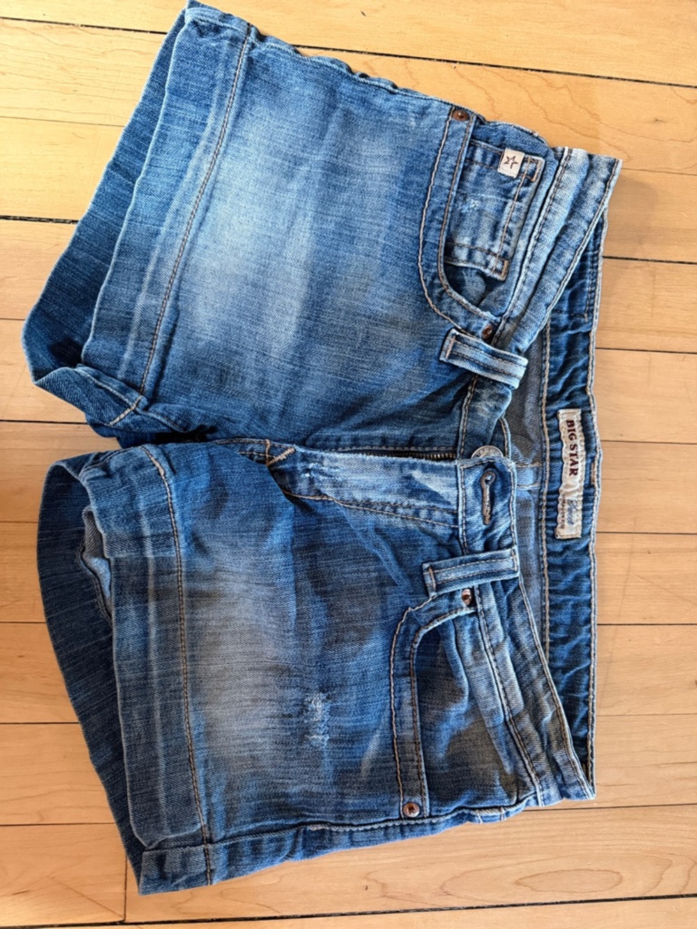 Big Star Women's Medium Blue Denim Cutoff Shorts